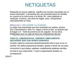 NETIQUETAS