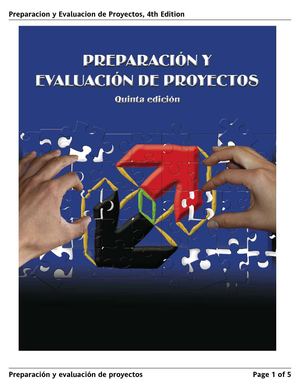 Preparación y Evaluación de Proyectos 4E