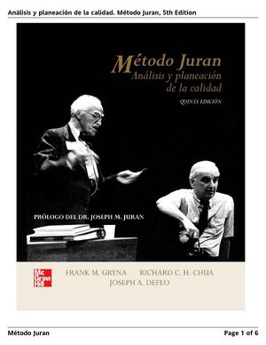 Análisis y Planeación de la Calidad