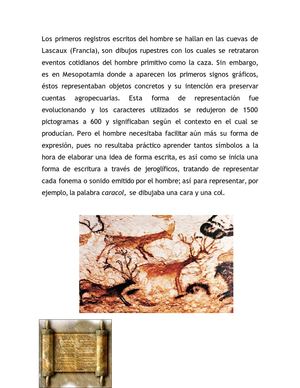 HISTORIA DE LA ESCRITURA