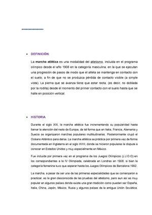 MARCHA ATLETICA