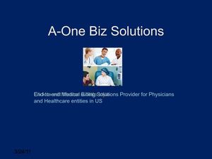 About A-One Biz Solutions