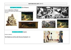 Histoire des arts 3ème 5