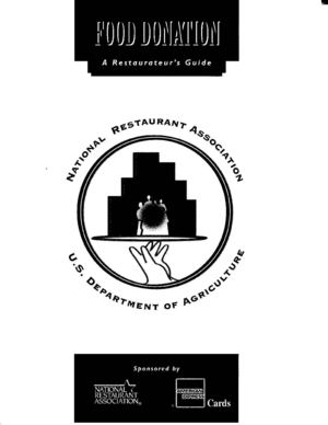 Food Donation - A Restaurateur's Guide