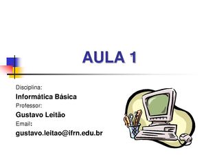 Introdução Informática - Administração