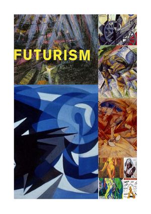 Trabalho de Literatura  - Futurismo