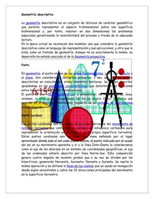 Geometría descriptiva