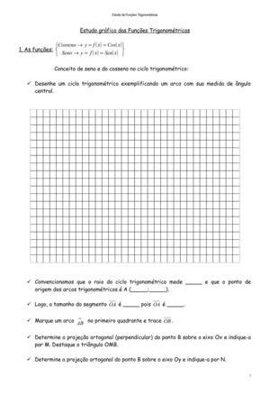 Estudo grafico das Funcoes Trigonometricas