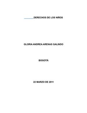 DERECHOS DE LOS NIÑOS