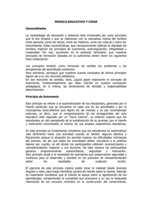Modelo Pedagogico y Cipas