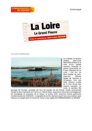 Connaissance du Monde : La Loire