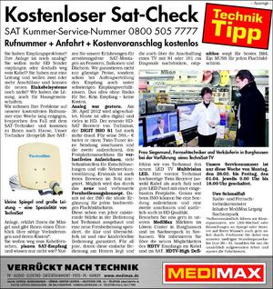 Sat Check 2011 März