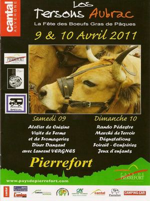 Les Tersons Aubrac - le programme