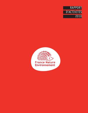 Rapport d'activités France Nature Environnement 2010