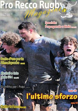 Pro Recco Rugby Magazine 16/10