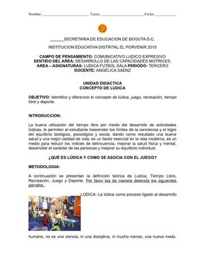 UNIDAD DIDACTICA VELOCIDAD