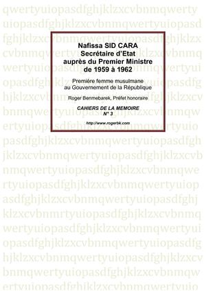 Nafissa Sid Cara par Roger Benmebarek