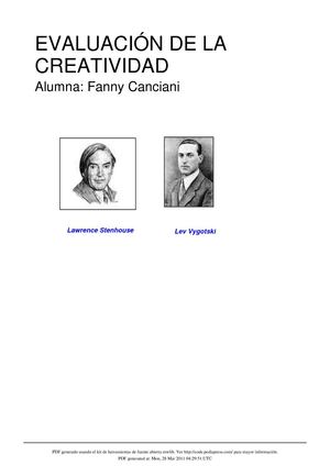 Lawrence Stenhouse y Lev Vigotsky