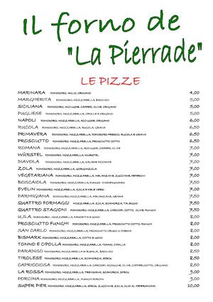 Pizze e Focacce