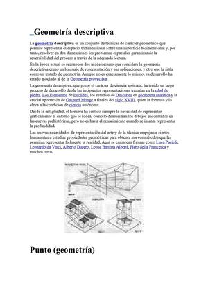GEOMETRIA DESCRIPTIVA