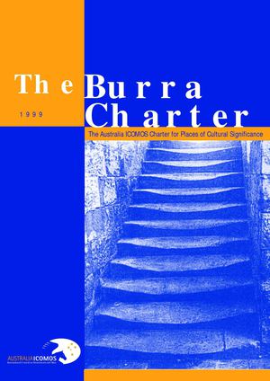 VVAA. Carta de Burra inglés. ICOMOS. 1999