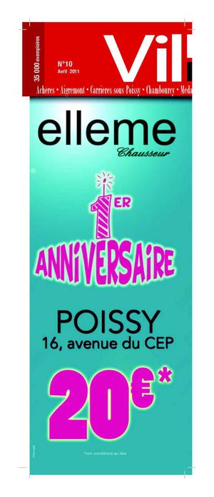 # 10 magazine gratuit Villemag Vos Infos Locales avril 2011
