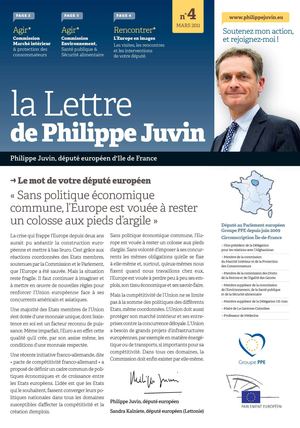Lettre parlementaire Philippe Juvin Mars 2011