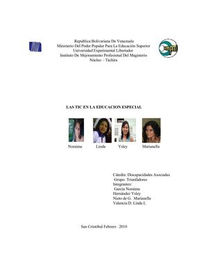tic´s en la educación especial