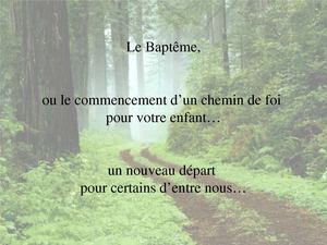 Montage Préparation au Baptême - Doyenné d'Orléans Ouest