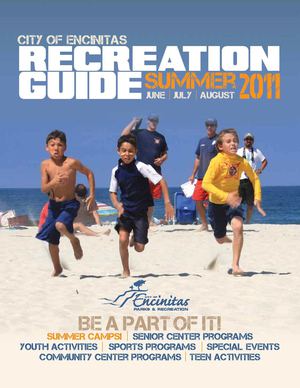 City of Encinitas Summer 2011 Recreation Guide Brochure