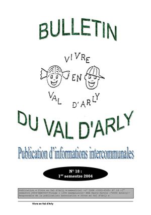 Bulletin du Val d'Arly n°18