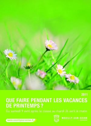 Que faire pendant les vacances de printemps ?
