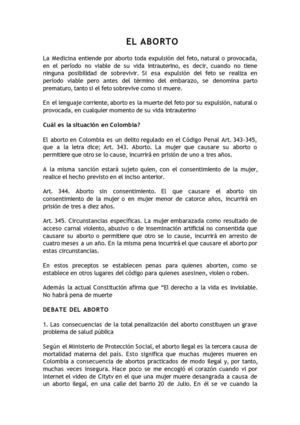 El Aborto