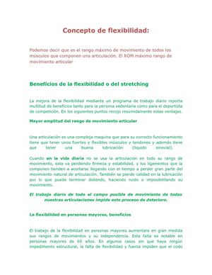 flexibilidad