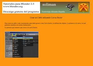 Blender - Cable-CurveBezier
