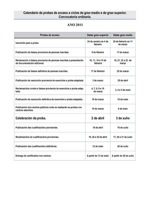 Calendario 2011