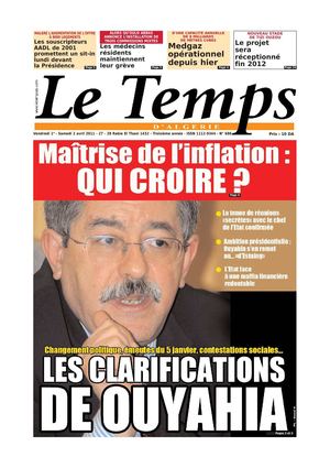 Le Temps d'Algérie Edition du Samedi 2 Avril 2011