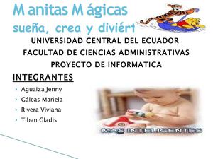 proyecto de informatica "Manitas magicas" 