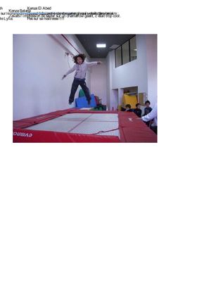 Séance trampoline de CE 1C