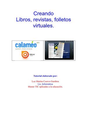Tutorial calameo