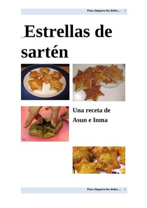 Estrellas de sartén