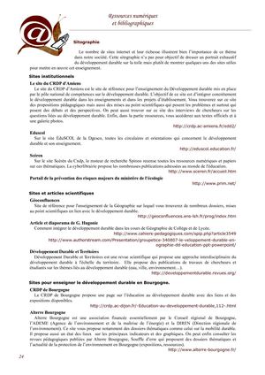 Ressources numériques et bibliographiques