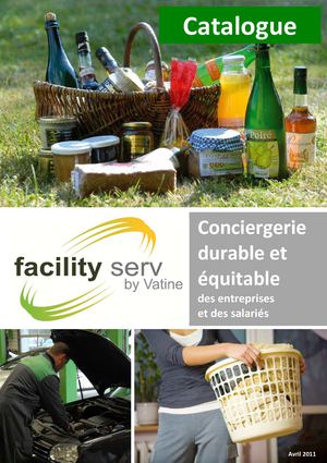 Catalogue Facility Serv' : Avril 2011