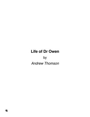 Andrew-Thompson-Dr-John-Owens-Life