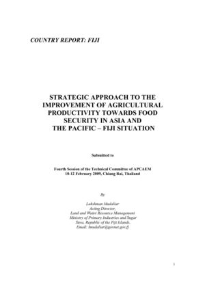 Global Wariming Impact on Fiji Food Security and Poverty