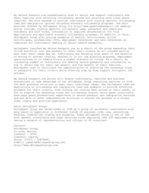 DeltaQuest Group Launches MySecondPassport.com