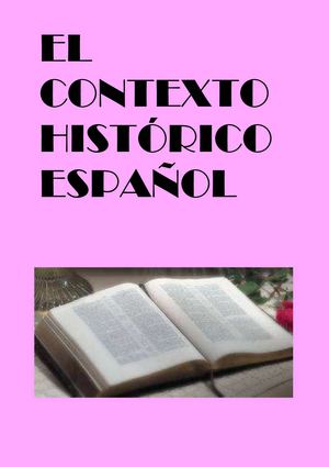 el contexto histórico español