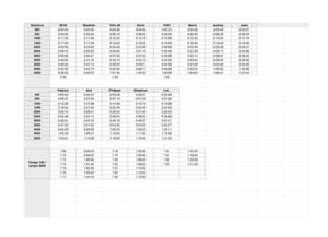 Analyse du 5000 indoor Brest avril 11