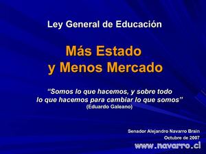 Reseña Historica de la Educacion Chilena