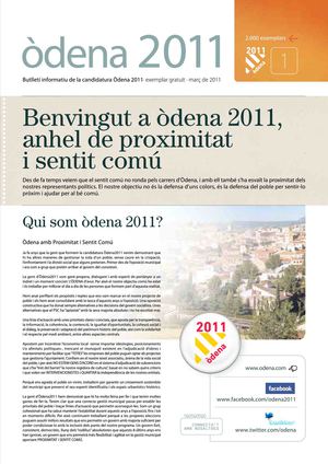 1r Butlletí ÒDENA2011